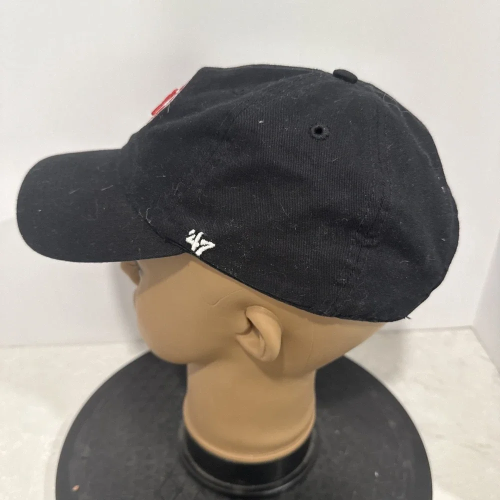 Alabama Crimson Tide 47 Brand Clean Up Hat Black Adjustable NCAA Cap oht